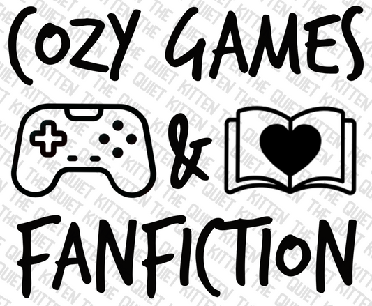 Cozy Games & Fanfiction Sticker