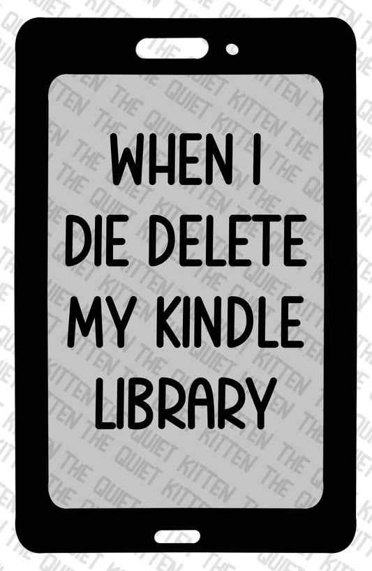 Kindle Library Sticker