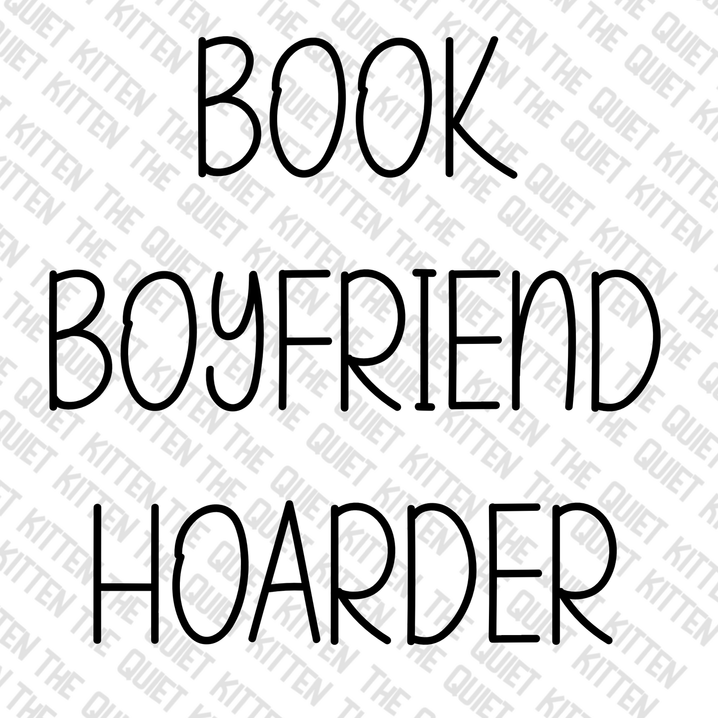 Book Boyfriend Hoarder Sticker