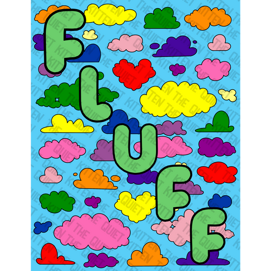 Fluff Sticker